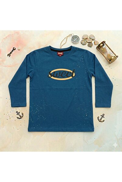 Victorino Tricou cu maneca lunga bleumarin