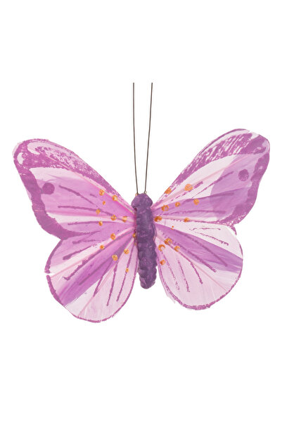 Zumzeria Fluture decorativ mov pentru perdele 10cm