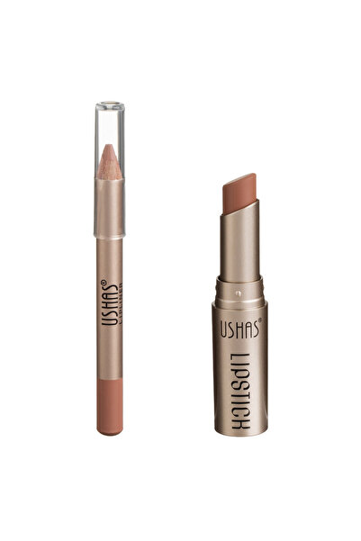 Zumzeria Lipstick & Pencil Set Rose Nude 3.8g