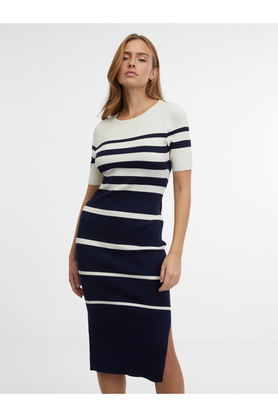 ORSAY Blue women's striped dress