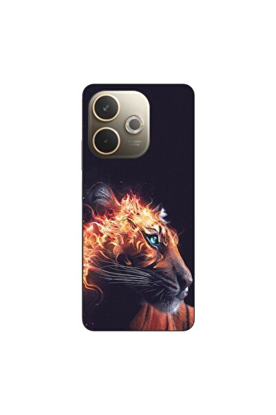 OEM Husa compatibila cu Oppo A5 Pro Silicon Gel Tpu Model Flameborn Tiger