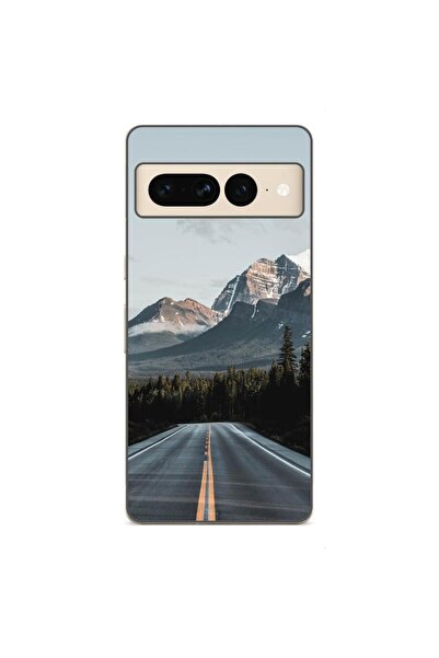 OEM Husa compatibila cu Google Pixel 8 Pro Silicon Gel Tpu Model Mountain Road