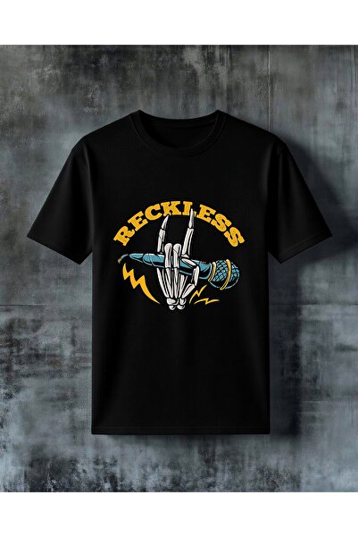 COMVİCHO Reckless Rocke Printed Oversize T-Shirt