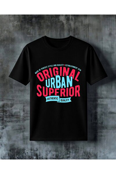 COMVİCHO Original Urban Superior Printed Oversize T-Shirt