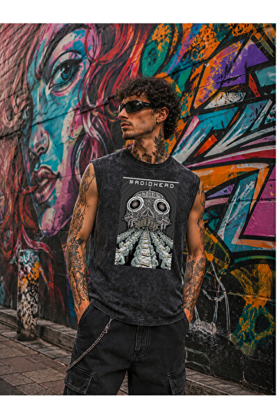 FREAK T-SHIRT Tricou cu imprimeu DTF Radiohead Alternative Vintage Zero Sleeve