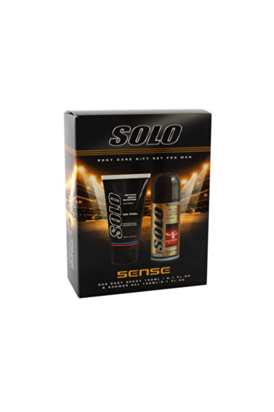 Solo Set Sense pentru bărbați, deodorant 150ml și gel de duș 150ml
