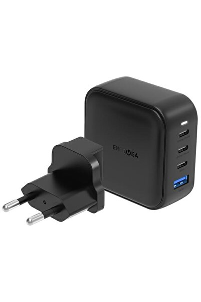 Energea Adaptor de alimentare 1xUSB+3xUSB-C PD-PPS-QC 3.0 100W 3C1A negru/neg...