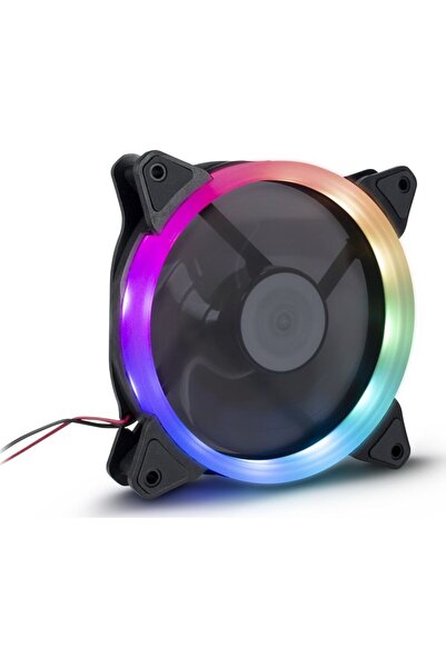Inter-Tech Argus RS-051 RGB 120x120x25 (negru)
