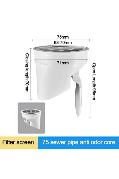 Choice 2 Anti-leak Drainage Pipe Floor Drains Automatic Closing Odor-resistan...
