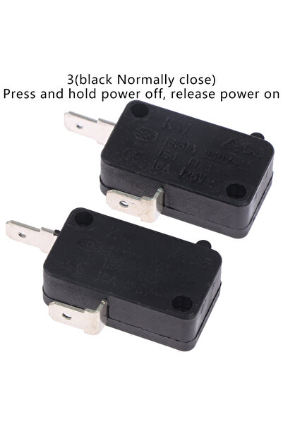 choice2 3black push off 2pcs KW16(5)A 250VAC Microwave Oven Door Micro Normal...