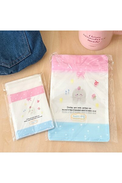 Choice 2 Styles 60 pcs 10/50/60 Pcs Cute Dog Self-Adhesive Bags Collection Pe...