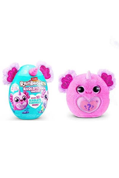 Rainbocorns Axolotlcorn Sürpriz Peluş RAR35000 - Mor-Pembe Desenli