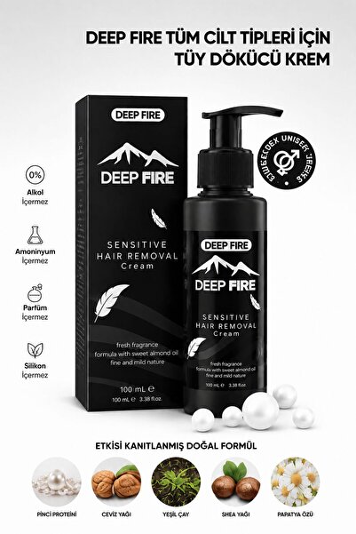 deep fire tüy dökücü krem