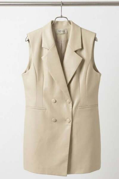 Raneel Kazançlı Alışveriş Women's Double-Breasted Collar Buttoned Sleeveless ...