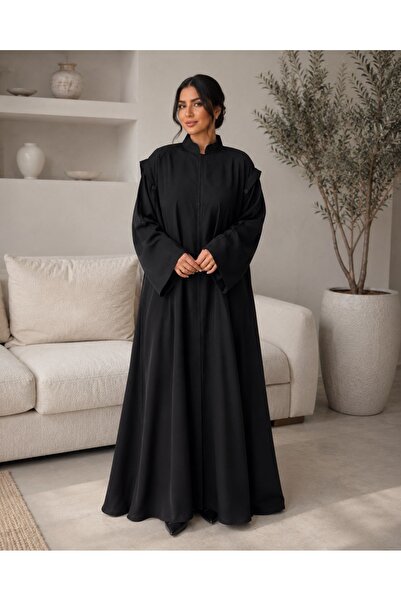 WAHAJ DRESSES عباءة اسود انيقة