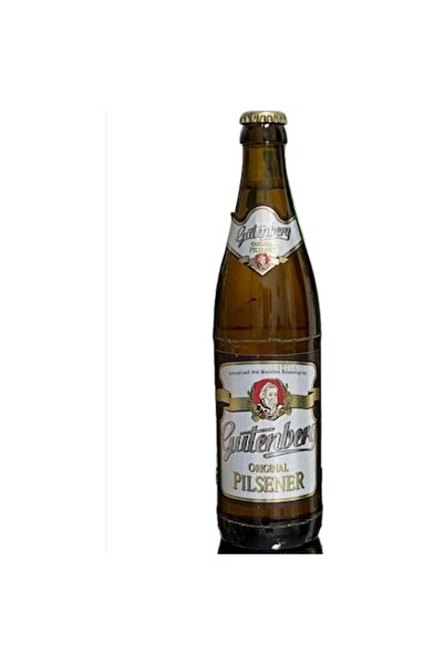 Gutenberg Set de bere germană, ORIGINAL blondă, 4,9% alcool, 500 ml x 20 bucăți