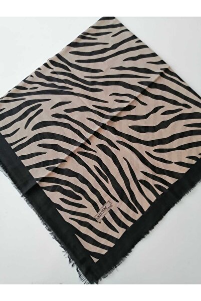 Sinem Flamli Scarf Black-Caramel