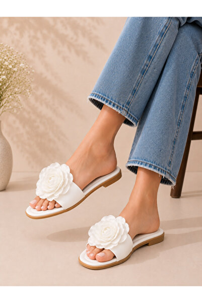 MOON CLOUD GÜL DETAYLI ŞIK FEMİNEN BEACH-PARTY-AFTER PARTY-GÜNLÜK- ÇEYİZLİK T...