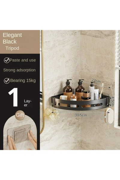 Choice1 1PCS 3/2/1 PCS Adhensive Bathroom Shampoo Holder Shower Caddy Shelves...