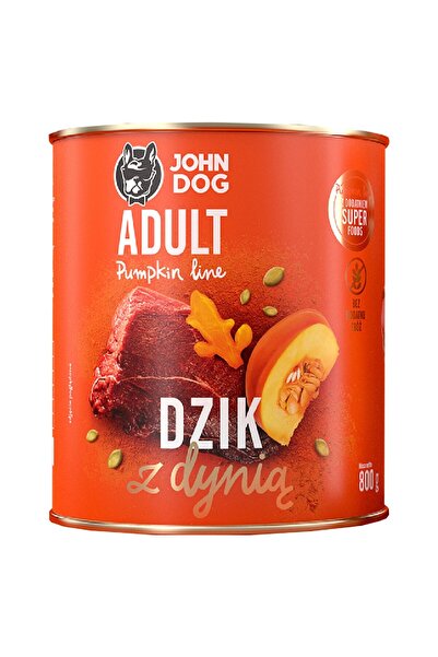 John Dog PUMPKIN Adult mistret sălbatic cu dovleac 800g