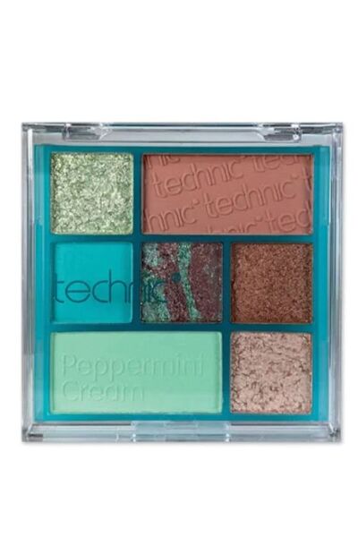 TECHNIC Peppermint Cream Palette | 9-Shade High-Pigment Eyeshadow | Shimmer &...