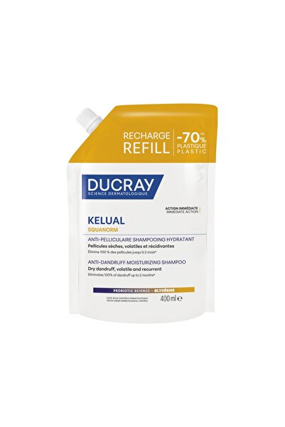 Ducray Kelual Squanorm, Șampon tratament pentru păr, Anti-mătreață, Pentru sc...