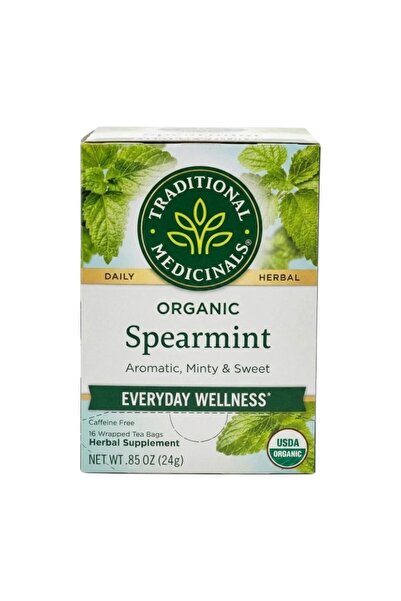 Aljwad Traditional Organic Spearmint Tea (16 Tea Bags) – Everyday Wellness