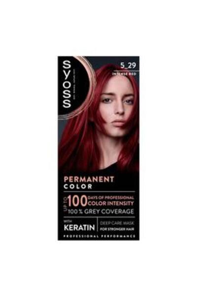 Syoss Permanent Hair Dye - Professional Performance Permanent Color with Kera...