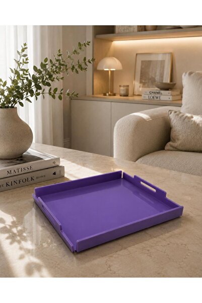 LEYA HOME Dekoratif Pleksi Tepsi / Organizer Akrilik Tepsi / Sunum Tepsisi / ...