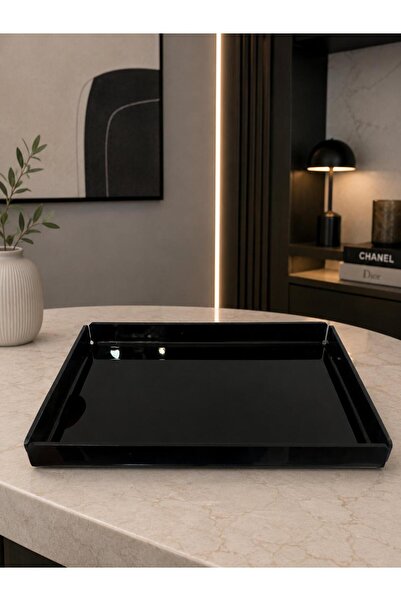 LEYA HOME Dekoratif Pleksi Tepsi / Organizer Akrilik Tepsi / Sunum Tepsisi / ...
