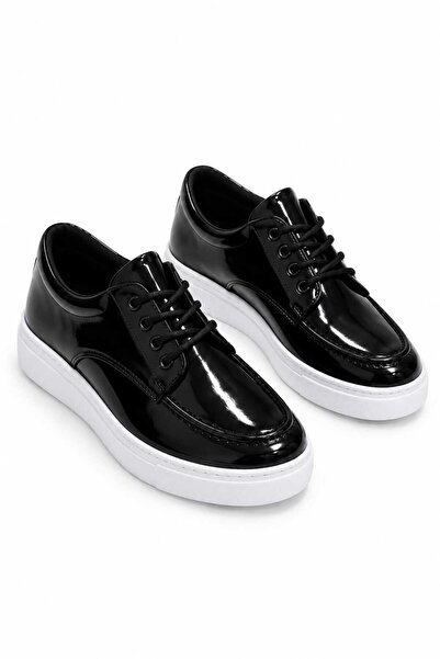 Lucy Shoes Yg-X5 Men's Casual Lace-Up Patent Leather Sports Classic Shoes Rbt...