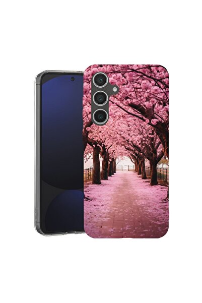 bestcase Husă pentru Samsung Galaxy A36 cu design cu copaci înfloriți, TPU an...