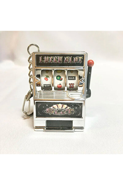 Choice D buckle Silver Simple Fashion Trend Keychain Toy Fruit Machine Slot M...