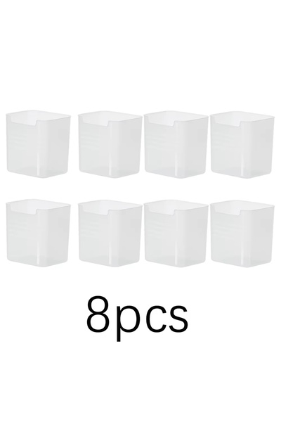 Choice1 8pcs 2/4/8pcs Fridge Side Door Storage Boxs Kitchen Food Vegetable Fr...