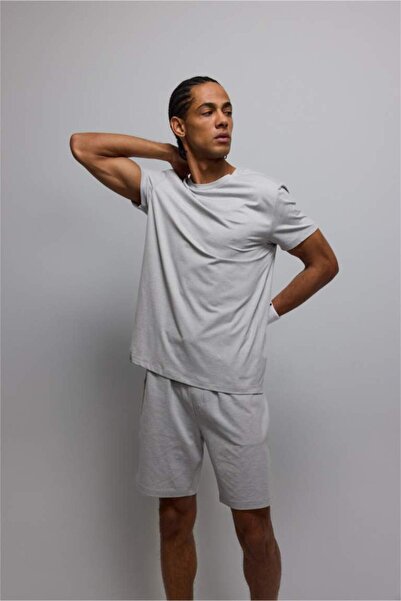 DeFacto Αθλητικό μπλουζάκι με κοντό μανίκι Standart Fit Crew Neck