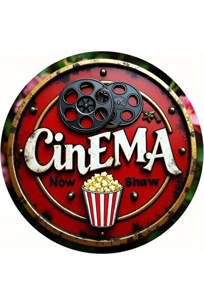 Choice لافتة معدنية للجدار بتصميم سينمائي عتيق، متعددة الأبعاد، مقاس 7.87×7.8...
