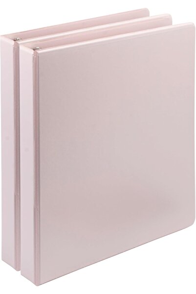 Samsill Earth's Choice Durable D-Ring View Binder, 2.5 cm, 2-Pack, USDA Certi...