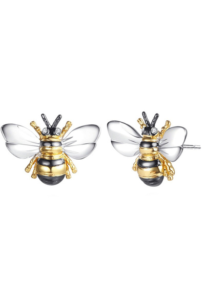 Choice E496 Huitan Stylish Bee Earrings for Women Yellow Colour Cute Fashion ...
