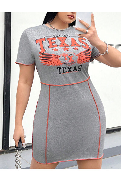 Evendi Rochie scurta, Gri