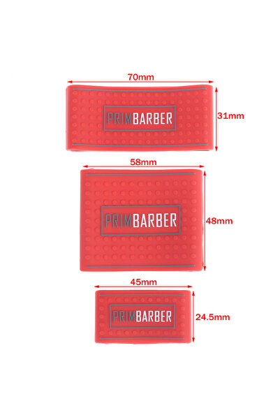 Choice1 Red 3Pcs/set Non Slip Barber Clipper Grip Bands Sleeve Hair Clipper H...