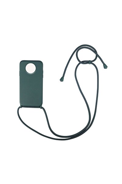 Sonique Θήκη Σιλικόνης με Κορδόνι CarryHang Xiaomi Redmi Note 9T Πράσινο Σκούρο