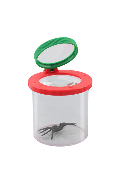 Choice1 Red Kids Insect Observation Box 3X 6X Magnifying Glass Children Crawl...