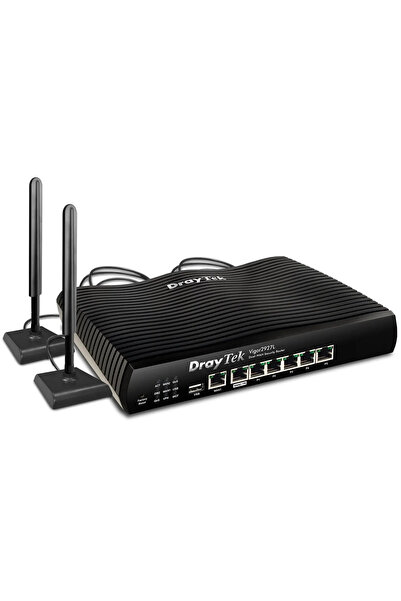 DRAYTEK Router wireless Gigabit Ethernet 4G Negru