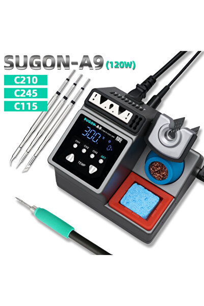Choice3 220V SUGONA9-3Handle-9PCS SUGON A9 Soldering Station Compatible Origi...