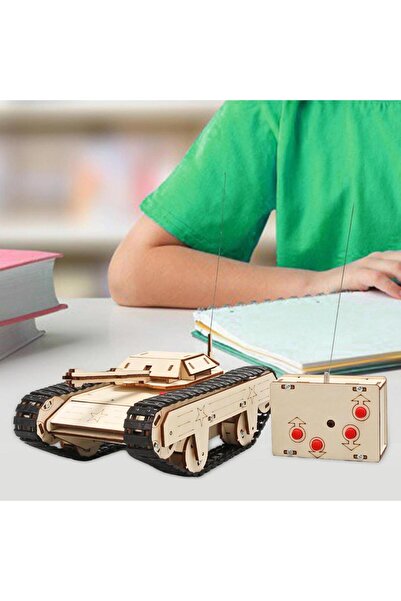 Choice نموذج دبابة مجنزرة بتحكم عن بعد بمحرك كهربائي، مشروع بناء تعليمي للأطف...