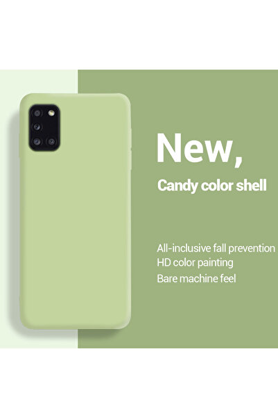 Choice78 A51 4G Green Liquid Silicone Soft Phone Case for A31 A41 A51 A71 A11...