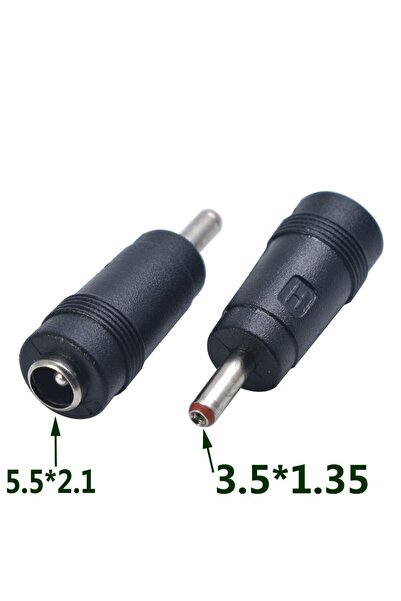Choice9 2 PCS 35 135 DC Power Plug Male to Female 5.5*2.1mm female to 3.5x1.3...