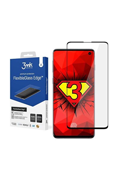 3MK Flexible Tempered Glass Edge Samsung Galaxy S10 Μαύρο