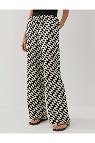 Evendi Pants, Ecru/Black