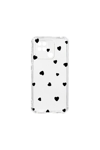 bestcase Αντικραδασμική Θήκη 1.5MM, Συμβατή με Xiaomi Redmi 10C, Σχέδιο Καρδι...